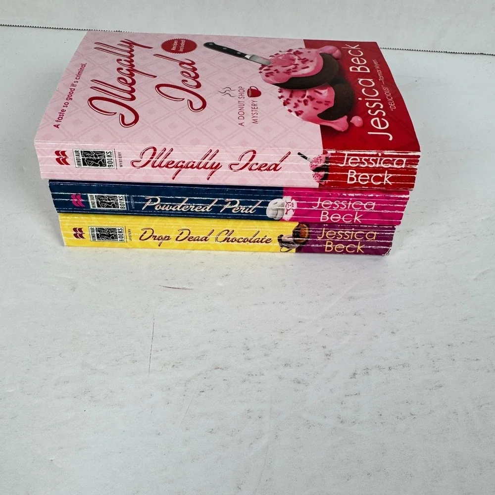 Donut Shop Mystery Series Jessica Beck 2012-2013 Paperback Set w/ Recipes‎